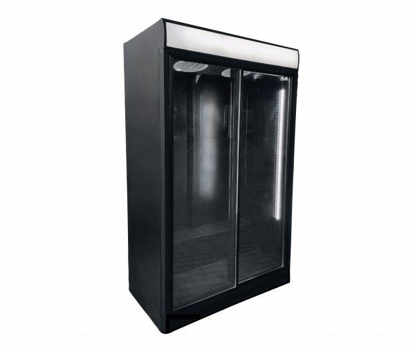 Холодильный шкаф чёрного цвета Ice Stream Extra Large